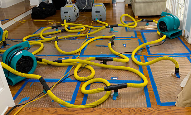 Professional Flood Damage Restoration technician working in South Bend, IN